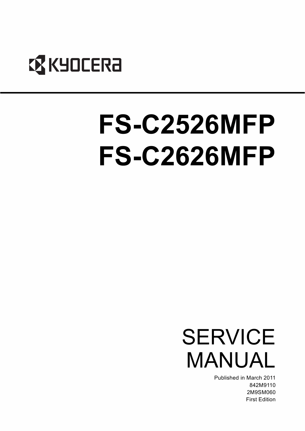 KYOCERA ColorMFP FS-C2526MFP C2626MFP Service Manual-1